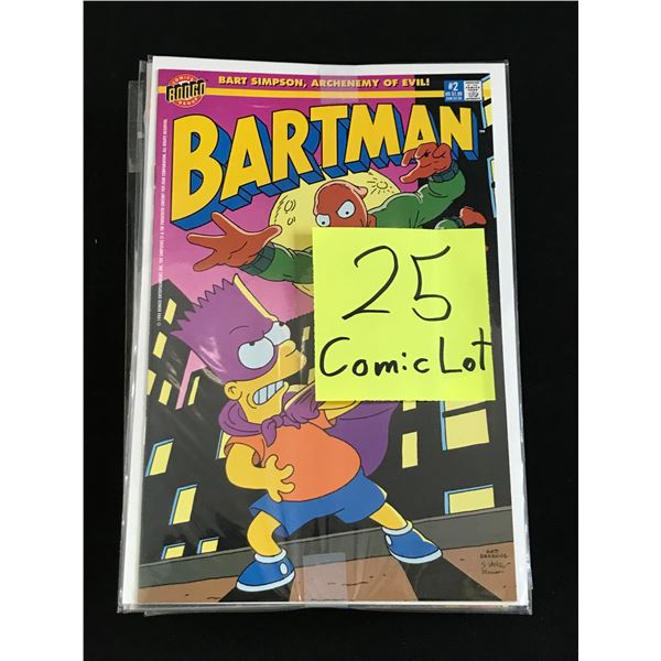 LOT OF 25 COMICS