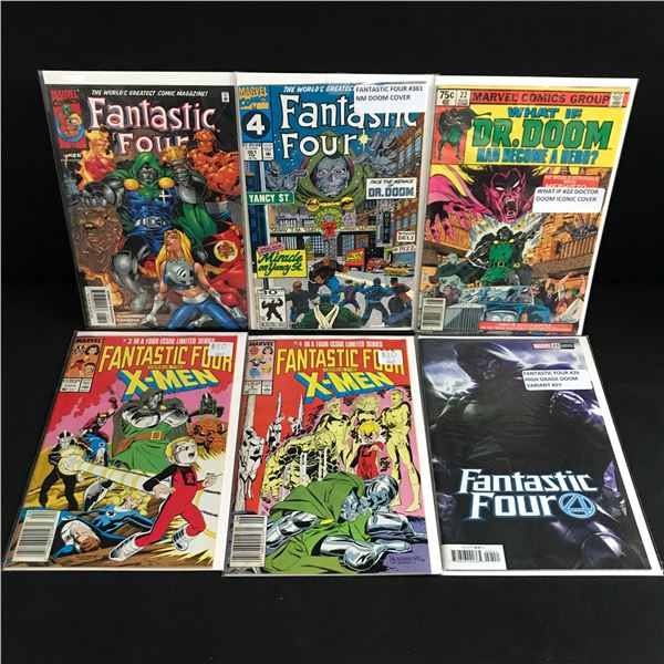 LOT OF 6 MIXED TITLE MARVEL COMICS