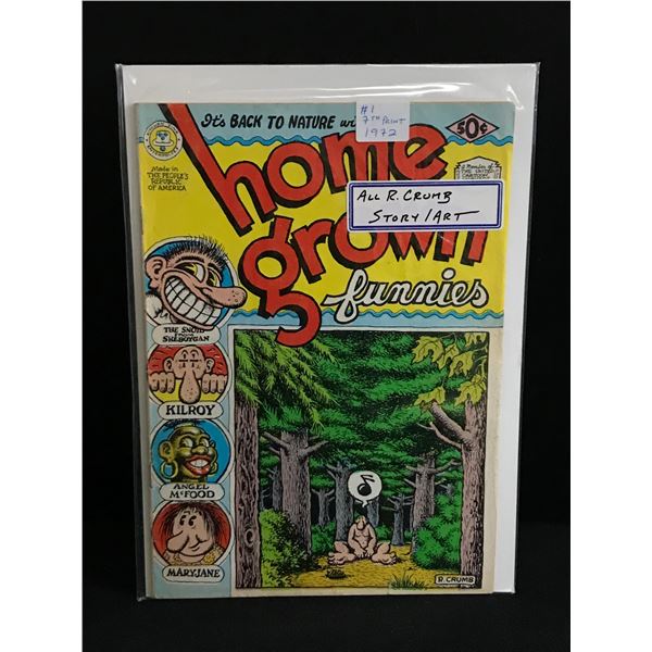 HOME GROWN FUNNIES #1 (1972) 7TH PRINT - KITCHEN SINK ENTERPRISES