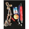 Image 1 : LOT OF MIXED DOG PRODUCTS INCLUDING TOYS AND LEASHES