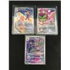 Image 1 : LOT OF 3 POKEMON TCG TRADING CARDS - RARES