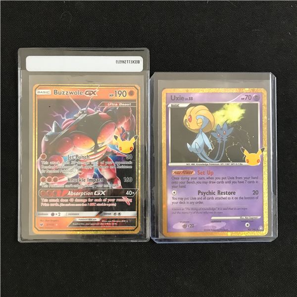 LOT OF 2 POKEMON TCG TRADING CARDS