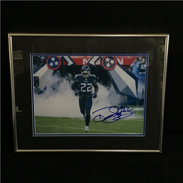 DERRICK HENRY SIGNED AND FRAMED 8X10 - REAL AUTHENTIC COA