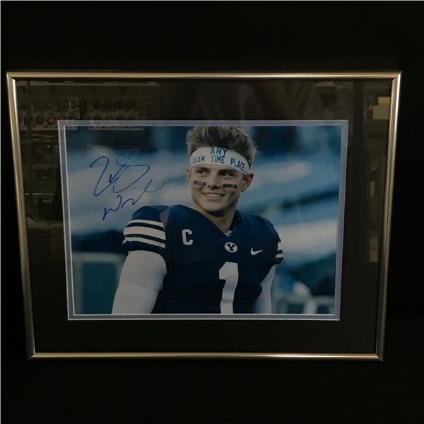 ZACH WILSON SIGNED AND FRAMED 8X10 - REAL AUTHENTIC COA
