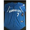Image 3 : BOBBY WITT JR SIGNED KANSAS CITY ROYALS BASEBALL JERSEY - BECKETT COA