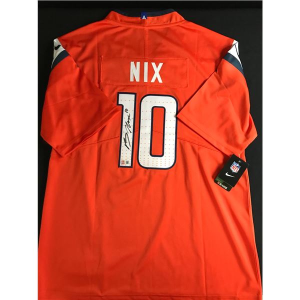 BO NIX SIGNED DENVER BRONCOS FOOTBALL JERSEY - BECKETT COA