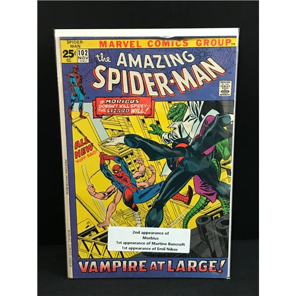THE AMAZING SPIDERMAN #102 2ND APP MORBIUS - MARVEL COMICS