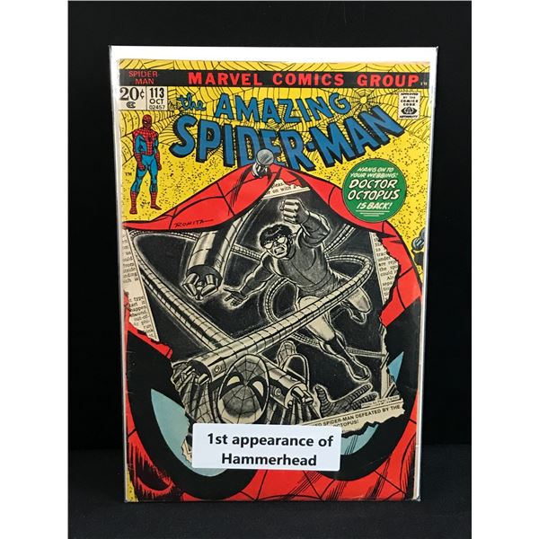 THE AMAZING SPIDERMAN #113 1ST APP OF HAMMERHEAD - MARVEL COMICS