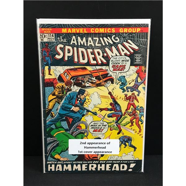 THE AMAZING SPIDERMAN #114 2ND APP OF HAMMERHEAD - MARVEL COMICS