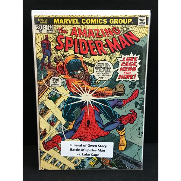 THE AMAZING SPIDERMAN #123 FUNERAL OF GWEN STACY - MARVEL COMICS