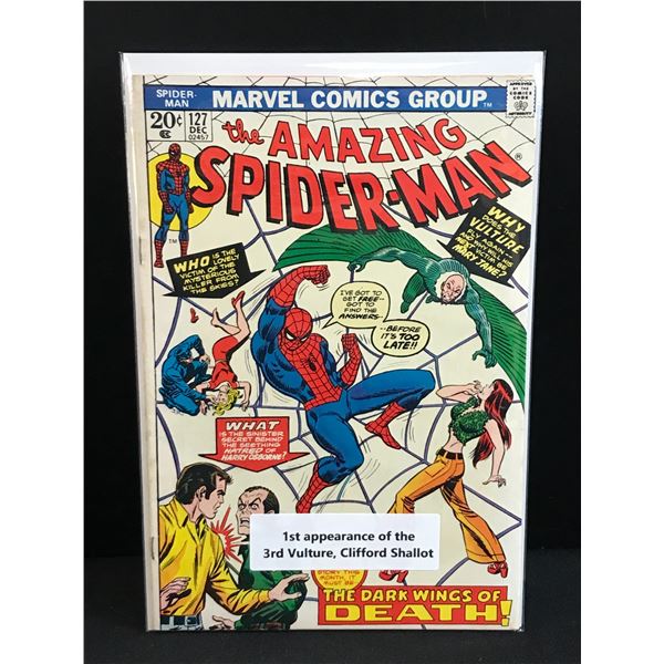 THE AMAZING SPIDERMAN #127 1ST APP OF THE 3RD VULTURE - MARVEL COMICS