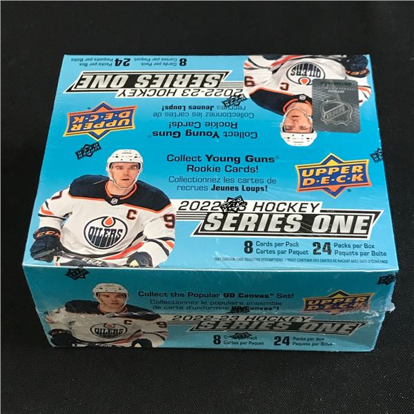 2022-23 UPPER DECK HOCKEY SERIES ONE SEALED TRADING CARD BOX