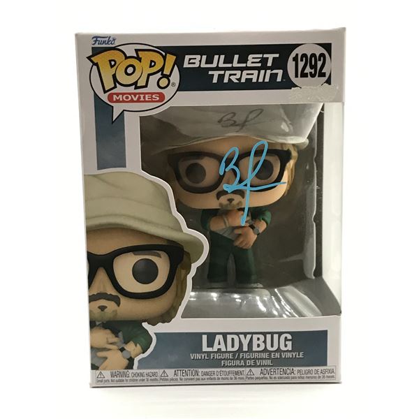 BRAD PITT SIGNED LADYBUG BULLET TRAIN FUNKO POP - HOLLYWOOD COA
