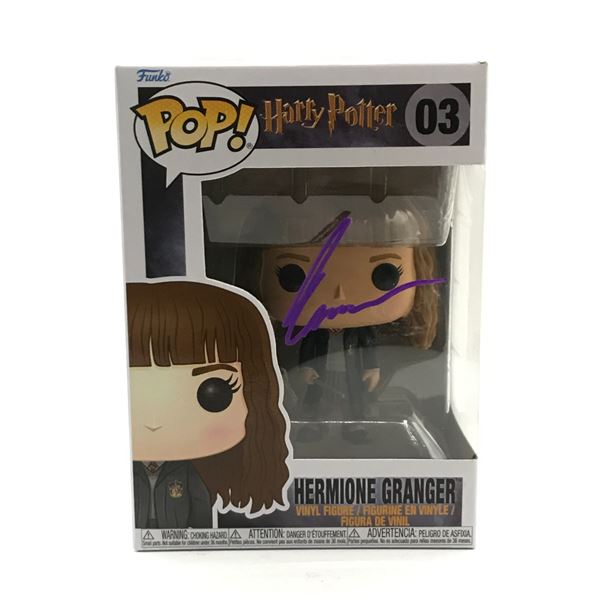 EMMA WATSON SIGNED HERMIONE GRANGER HARRY POTTER FUNKO POP - HOLLYWOOD COA