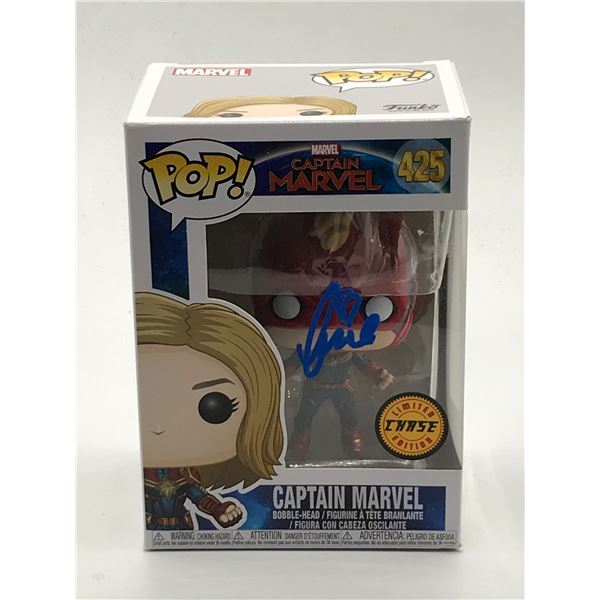 BRIE LARSON SIGNED CAPTAIN MARVEL FUNKO POP - KB COA
