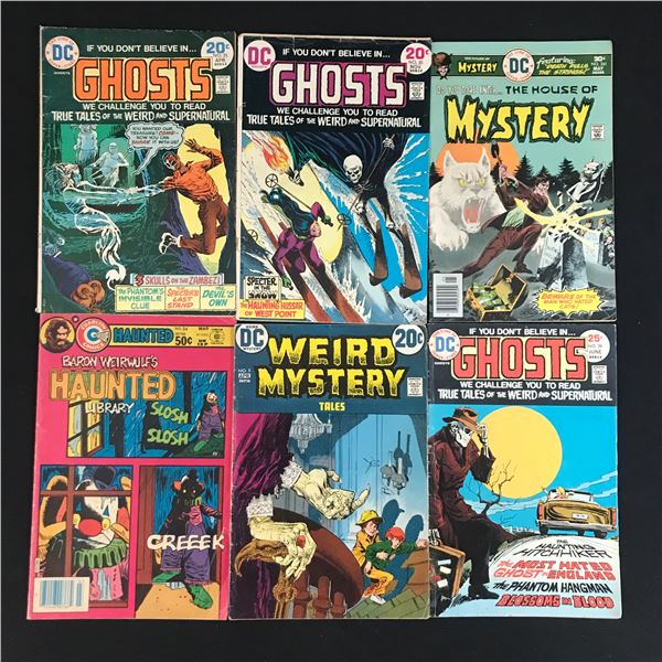 LOT OF 6 MYSTERY / GHOST COMICS - DC