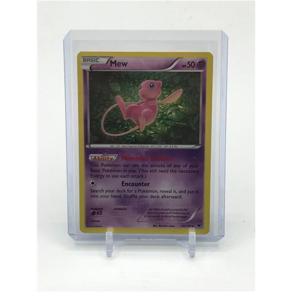 POKEMON TCG 2016 MEW XY FATES COLLIDE TRADING CARD