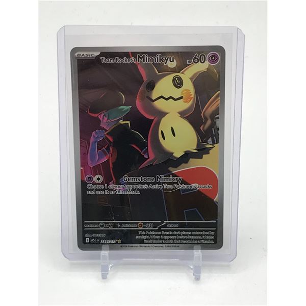POKEMON TCG TEAM ROCKET'S MIMIKYU TRADING CARD - RARE