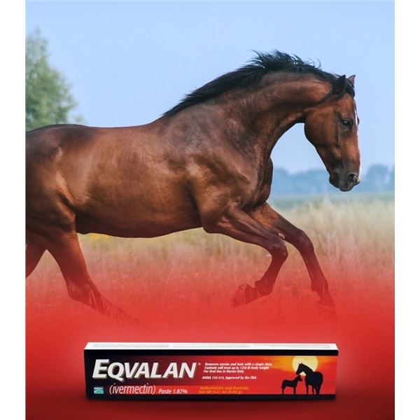 Four (4) Eqvalan Horse Dewormer Tubes