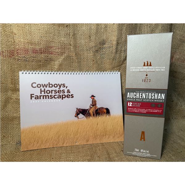 AuChentoshan 12yr Scotch and Holly Nicoll 2027 Calendar