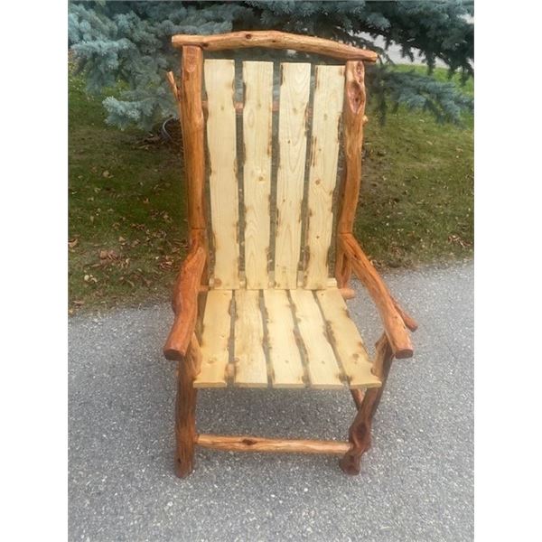 Custom Willow & Pine Chair