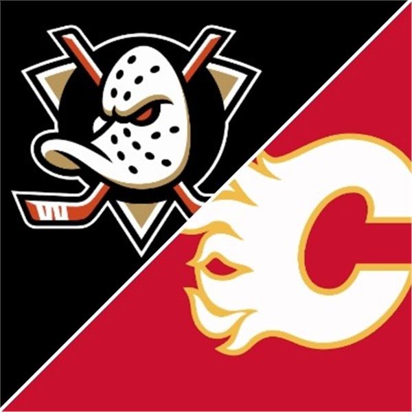 LIVE AUCTION ITEM - Calgary Flames vs Anaheim Ducks  4 Tickets