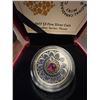 Image 1 : 2017 Royal Canadian Mint $3 Fine Silver Coin Zodiac Series: Pisces Swarovski Crystal