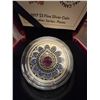 Image 2 : 2017 Royal Canadian Mint $3 Fine Silver Coin Zodiac Series: Pisces Swarovski Crystal