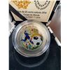 Image 2 : 2014 FIFA World Cup 25-Cent Coloured Coin by Royal Canadian Mint, 35mm, Mintage 20000
