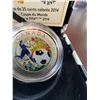 Image 3 : 2014 FIFA World Cup 25-Cent Coloured Coin by Royal Canadian Mint, 35mm, Mintage 20000