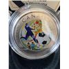 Image 5 : 2014 FIFA World Cup 25-Cent Coloured Coin by Royal Canadian Mint, 35mm, Mintage 20000