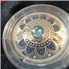Image 3 : 2017 $3 Fine Silver Coin, Zodiac Series: Scorpio, 99.99% Pure Silver, Swarovski Crystal