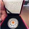 Image 1 : 2017 $3 Fine Silver Coin Zodiac Series Gemini with Swarovski Crystal, 99.99% Pure Silver