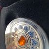 Image 5 : 2017 $3 Fine Silver Coin Zodiac Series Gemini with Swarovski Crystal, 99.99% Pure Silver