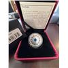 Image 1 : 2023 Royal Canadian Mint $3 Fine Silver Coin Zodiac Series with Crystal Accent, 7.96g