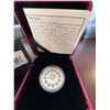 Image 1 : 2017 $3 Fine Silver Coin Zodiac Series Virgo with Swarovski Crystal 27mm 7.96g