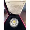 Image 1 : 2017 $3 Fine Silver Coin Zodiac Series Leo Swarovski Crystal 27mm 7.96g