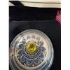 Image 2 : 2017 $3 Fine Silver Coin Zodiac Series Leo Swarovski Crystal 27mm 7.96g
