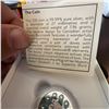 Image 1 : 2016 Canada $10 Fine Silver Coin Celebration of Love with Swarovski Elements