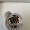 Image 2 : 2017 Canada $3 Fine Silver Coin Monarch Butterfly Swarovski Crystal Ode to Love