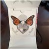 Image 5 : 2017 Canada $3 Fine Silver Coin Monarch Butterfly Swarovski Crystal Ode to Love