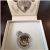 Image 2 : 2017 Canada $3 Fine Silver Coin Monarch Butterflies Swarovski Crystal 27mm