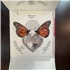 Image 4 : 2017 Canada $3 Fine Silver Coin Monarch Butterflies by Joel Kimmel with Swarovski Heart