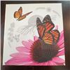 Image 6 : 2017 Canada $3 Fine Silver Coin Monarch Butterflies by Joel Kimmel with Swarovski Heart