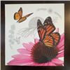 Image 5 : 2017 Canada $3 Fine Silver Coin Monarch Butterflies Swarovski Crystal Heart