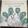 Image 6 : 2016 $10 Fine Silver Coin Celebration Of Love Royal Canadian Mint 99.99% Silver
