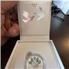 Image 3 : 2015 Canada $10 Fine Silver Coin Love Doves with Swarovski Elements in Case