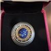 Image 3 : 2017 Canada $5 Fine Silver Coin Virgo Zodiac Swarovski Crystals, 7.96g, 27mm