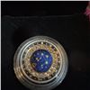 Image 2 : 2012 Canada $5 Silver Coin Libra Zodiac Swarovski Crystal by Jori van der Linde