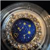 Image 3 : 2012 Canada $5 Silver Coin Libra Zodiac Swarovski Crystal by Jori van der Linde